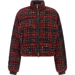 Bordeaux Cotton Full-Length Jacket