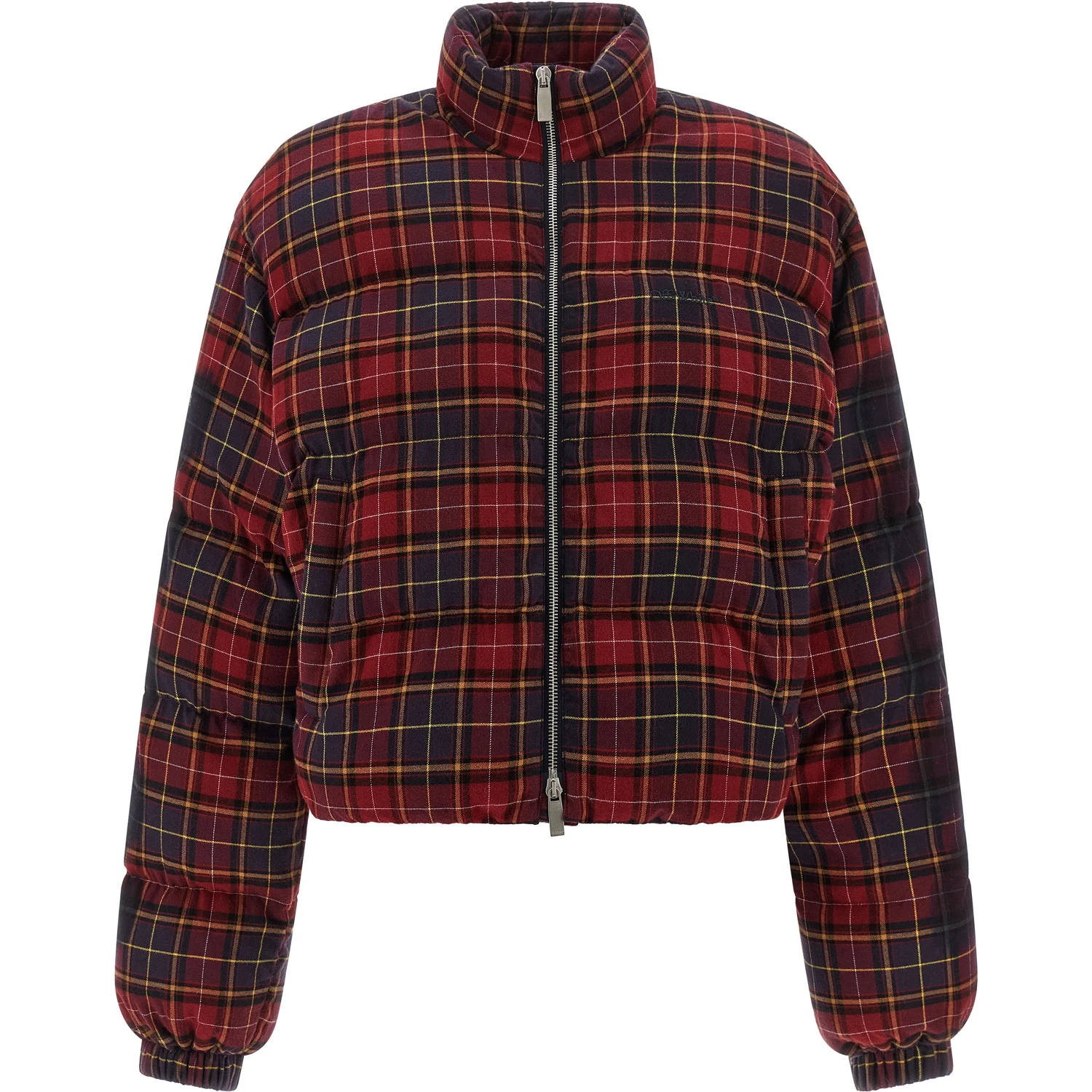 Bordeaux Cotton Full-Length Jacket
