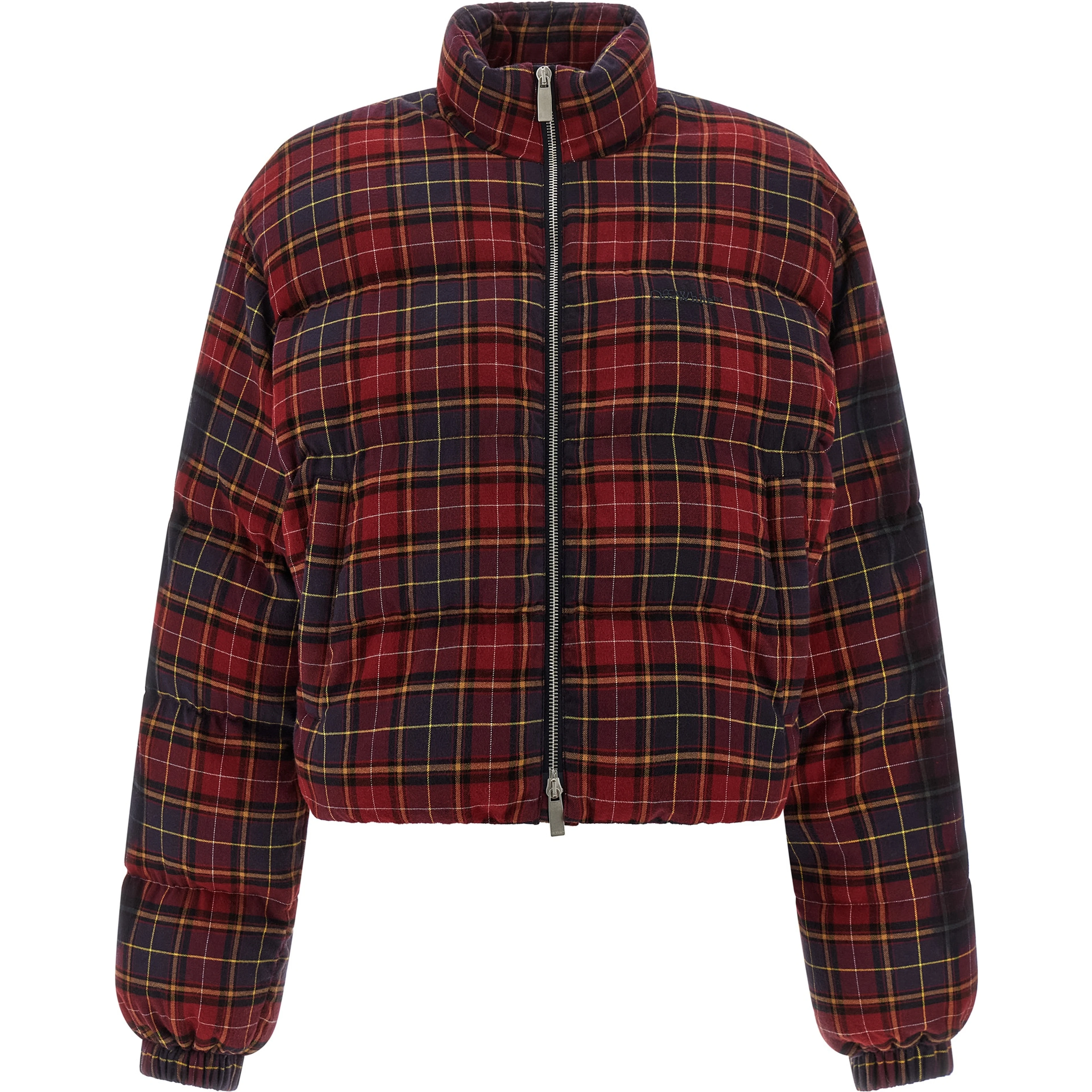 Bordeaux Cotton Full-Length Jacket