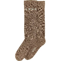 Beige Cotton Socks