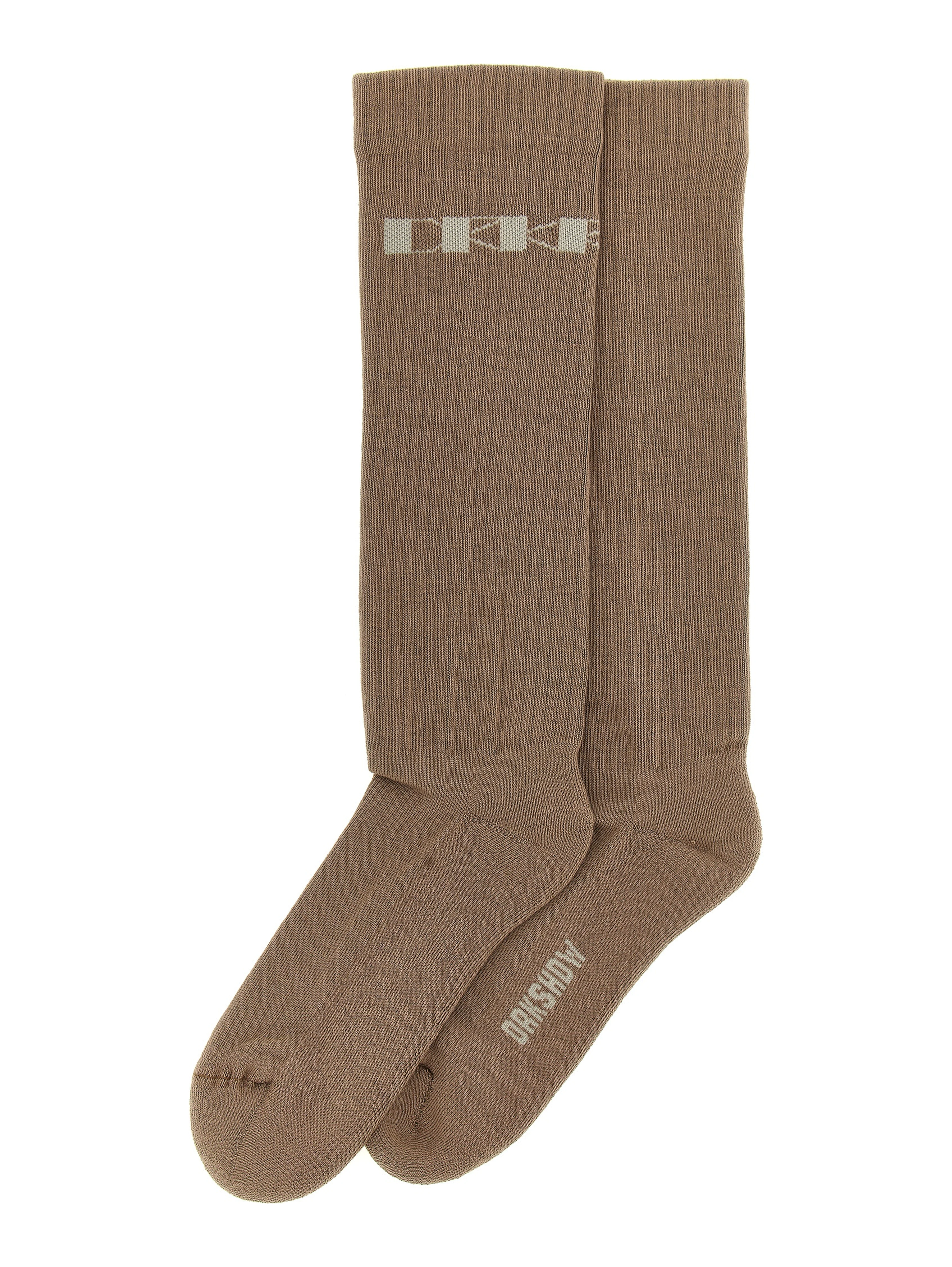 Beige Cotton Socks
