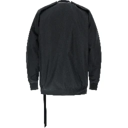 Black Nylon Bomber