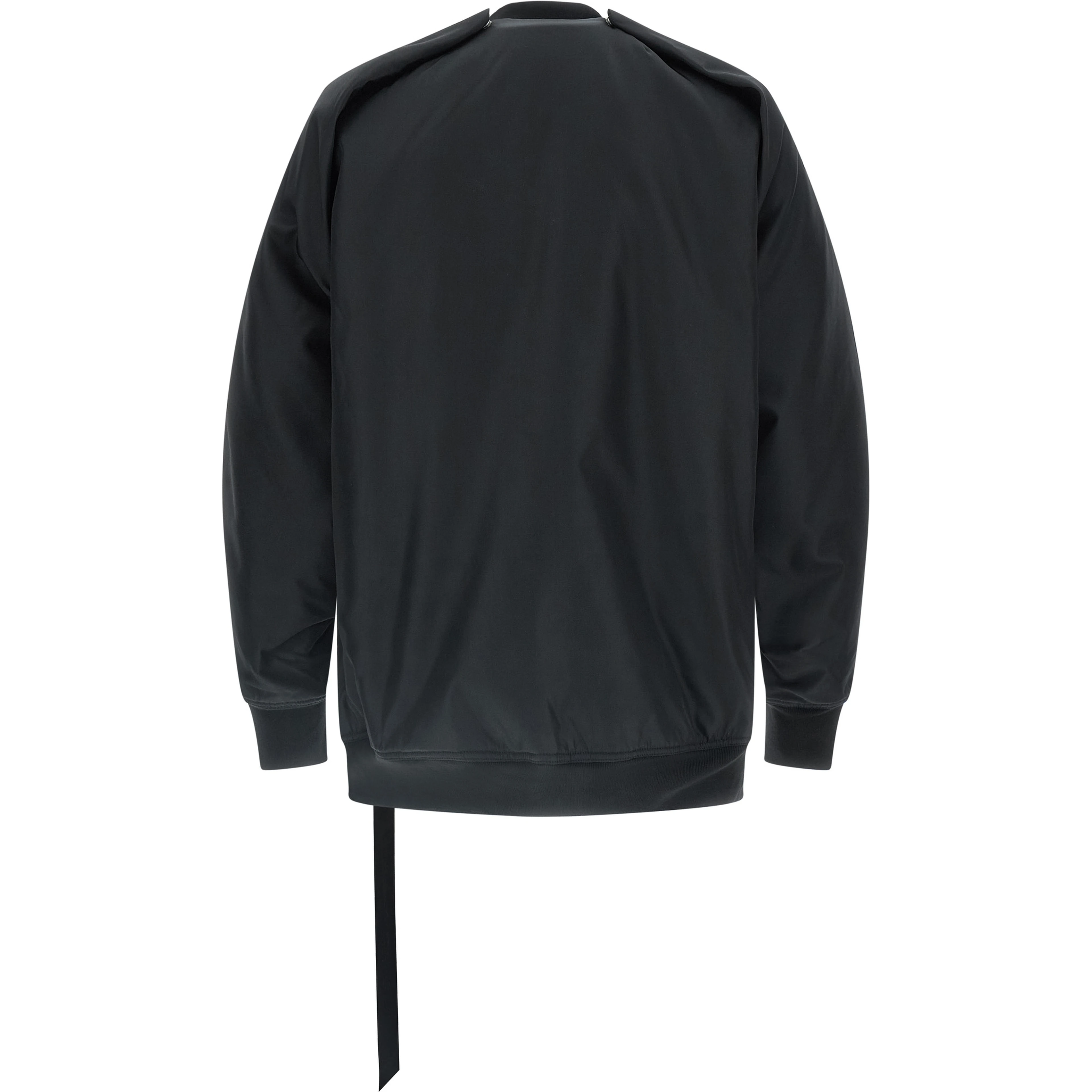 Black Nylon Bomber