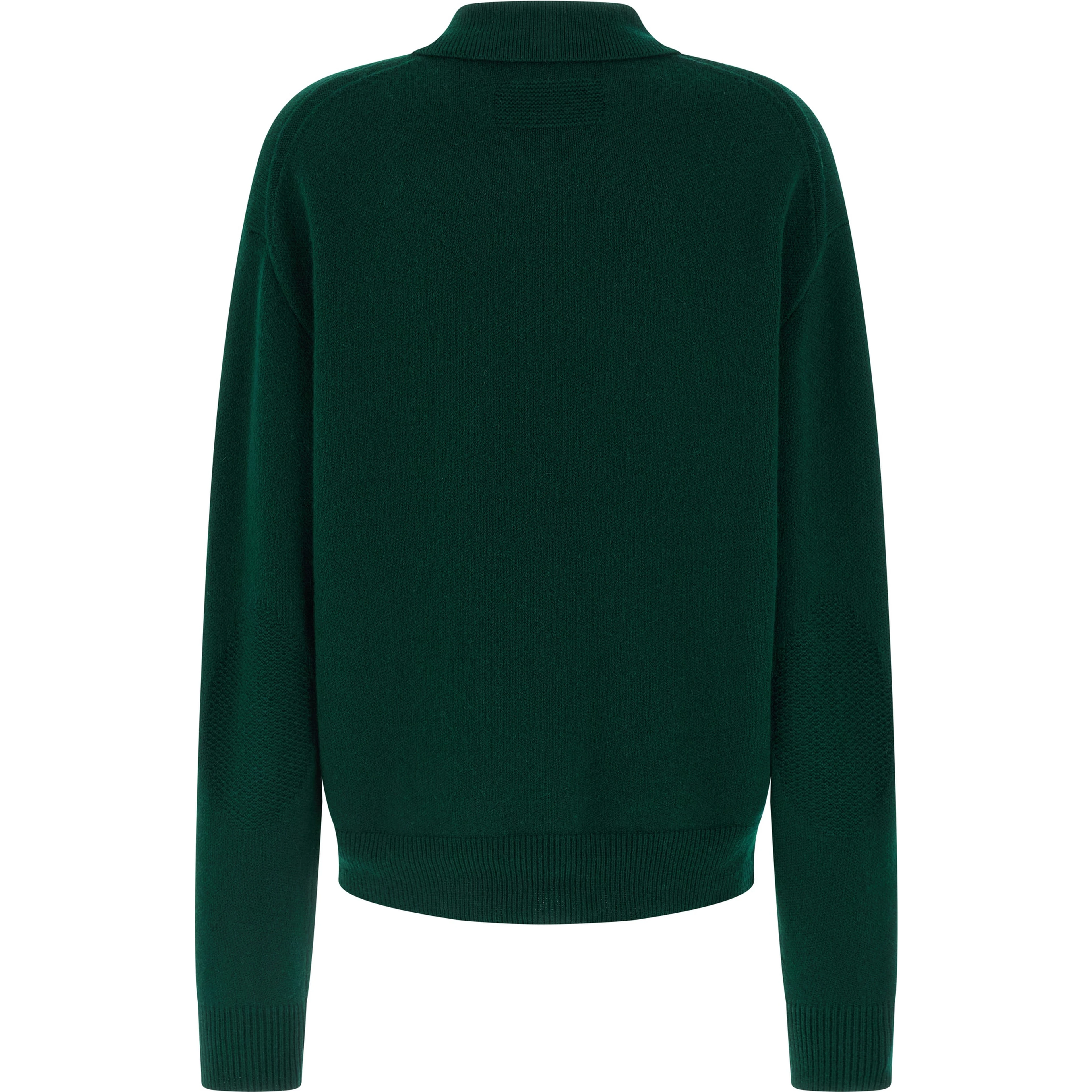 Bicolor Cashmere Polo Shirt