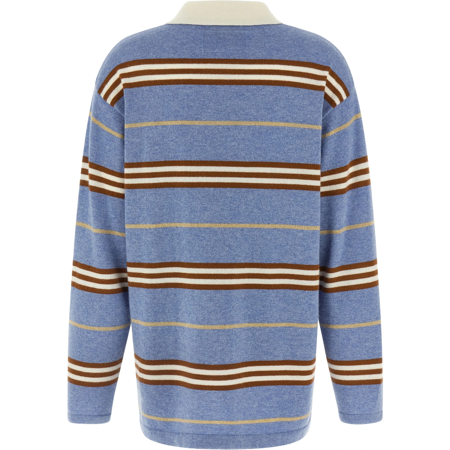 Blue Cashmere Polo Shirt