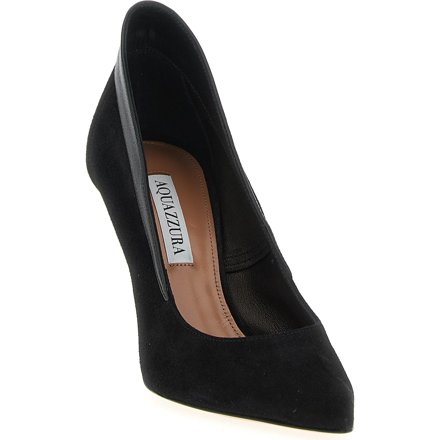 Black Goatskin High Heel Pumps
