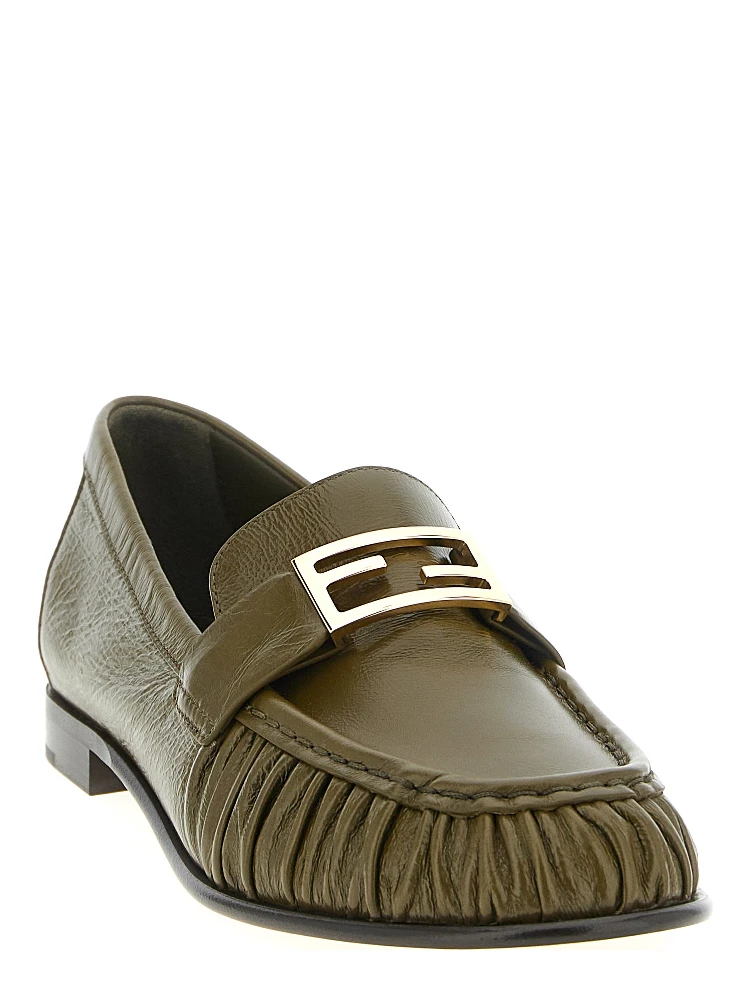 Bicolor Lamb Leather Slip-On Loafers alternative