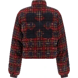 Bordeaux Cotton Full-Length Jacket