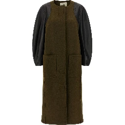 Bicolor Viscose Coat