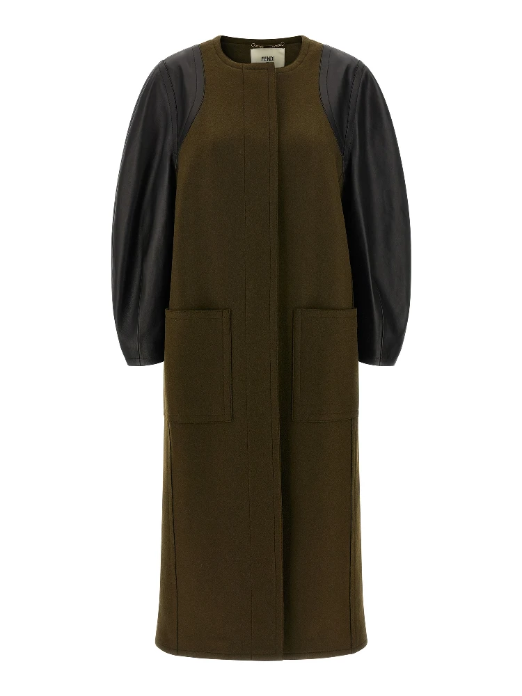 Bicolor Viscose Coat alternative