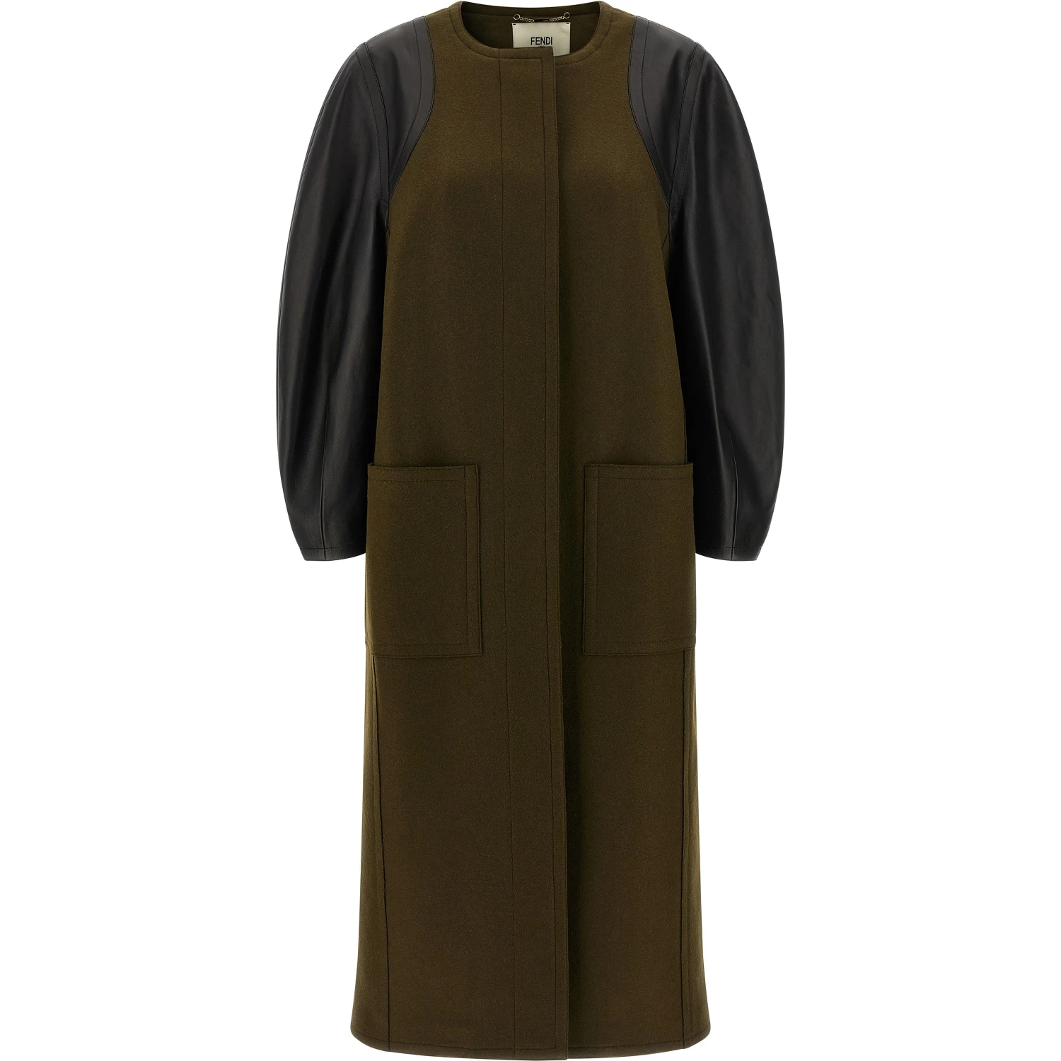 Bicolor Viscose Coat