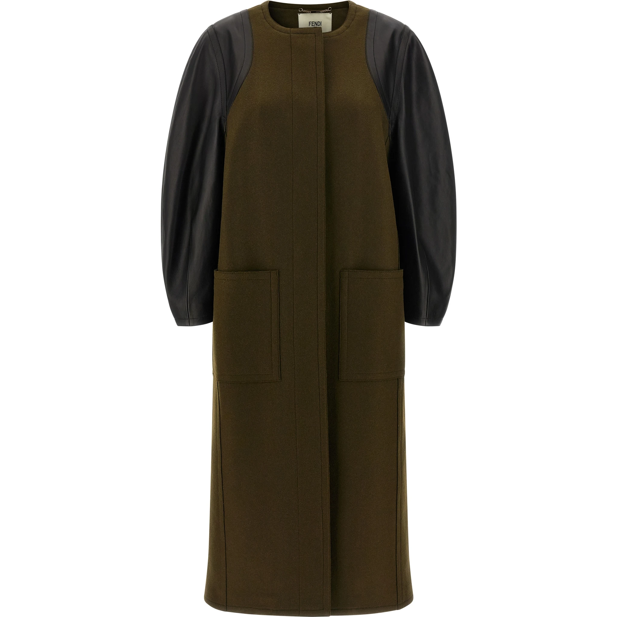 Bicolor Viscose Coat