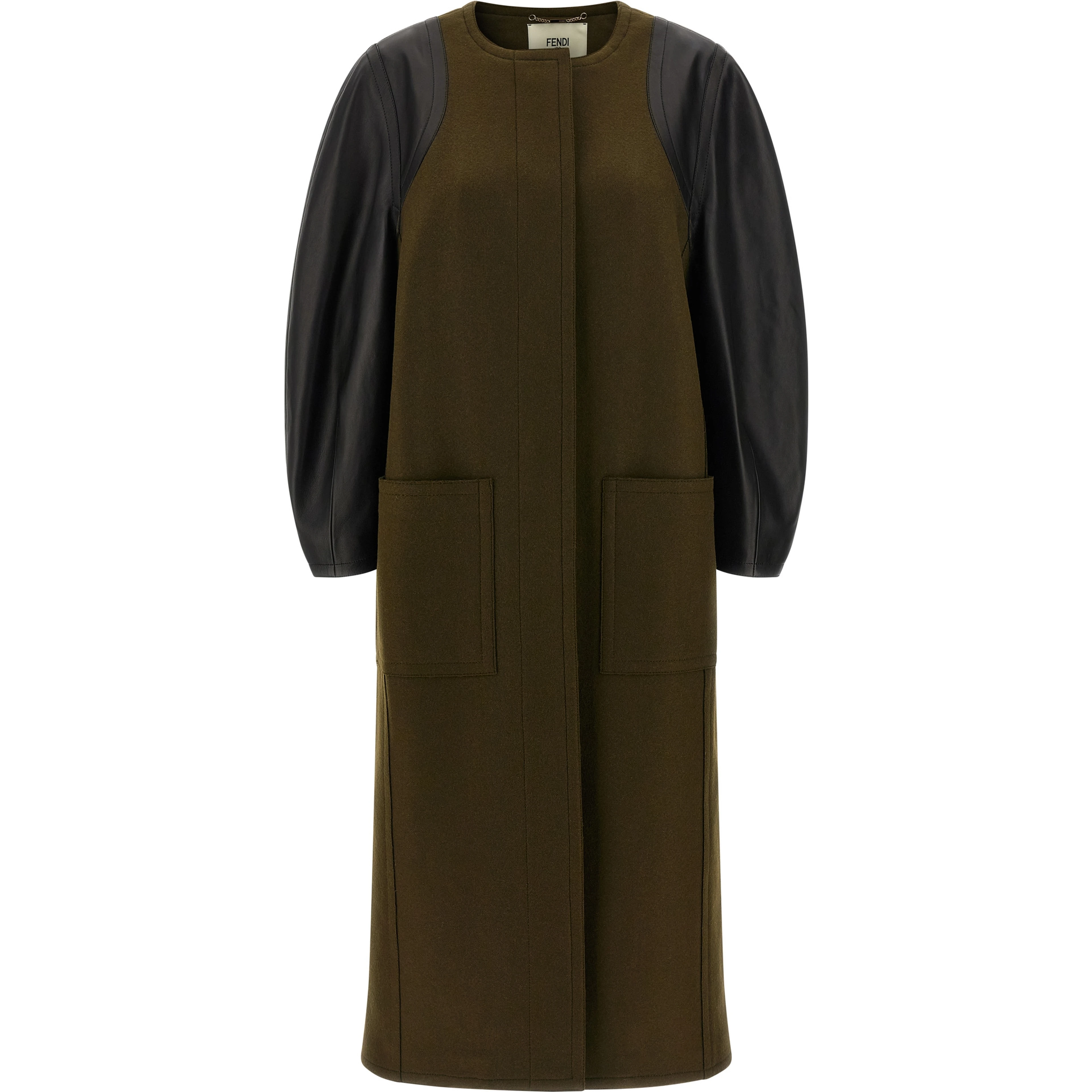 Bicolor Viscose Coat
