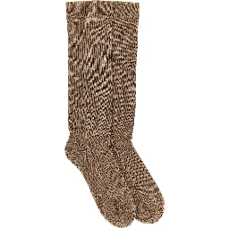 Beige Cotton Socks