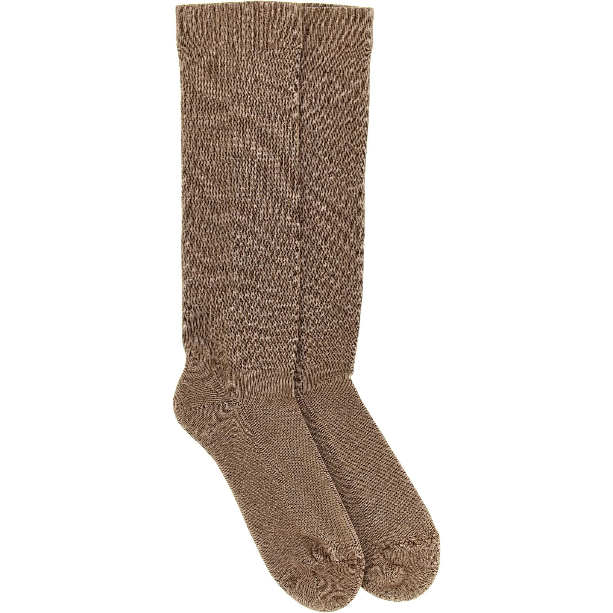 Beige Cotton Socks