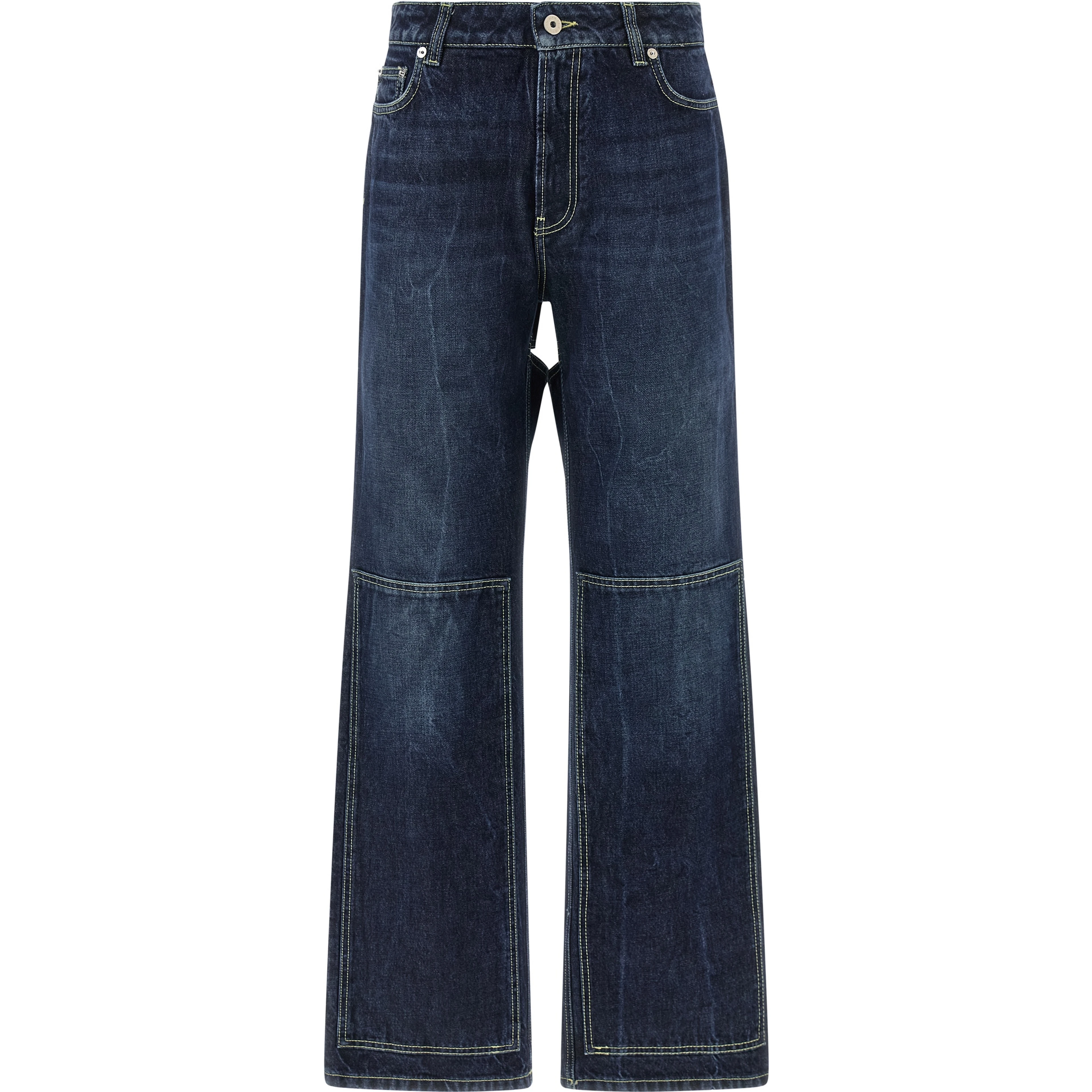 Blue Cotton Jeans Denim