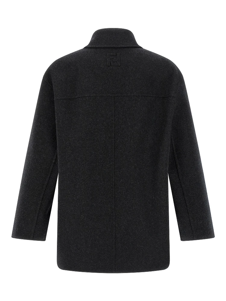 Gray Virgin Wool Coat alternative