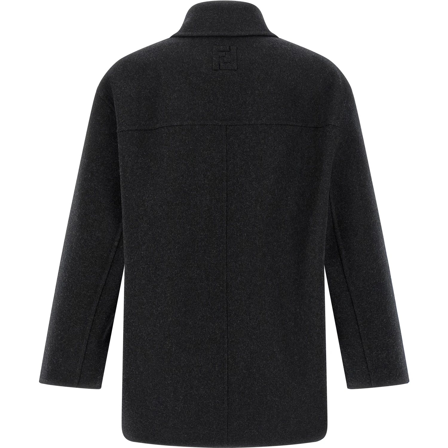 Gray Virgin Wool Coat