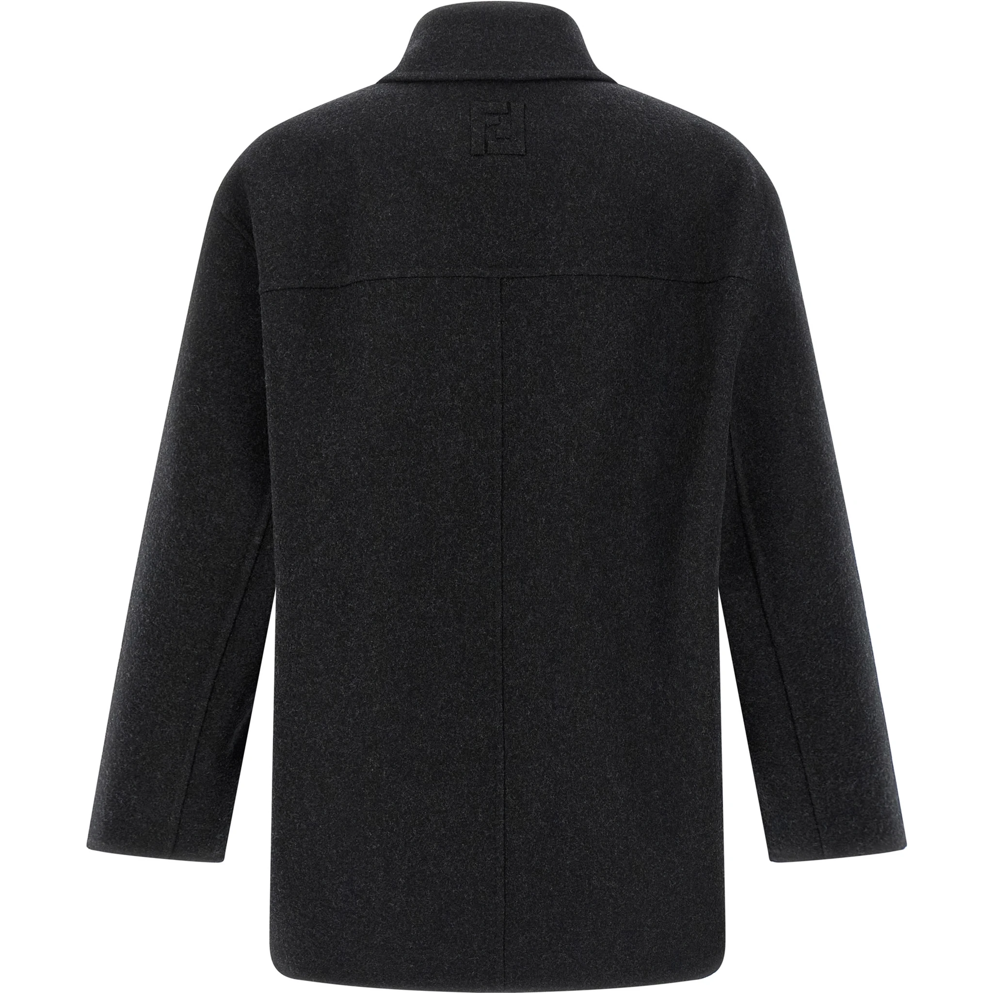 Gray Virgin Wool Coat