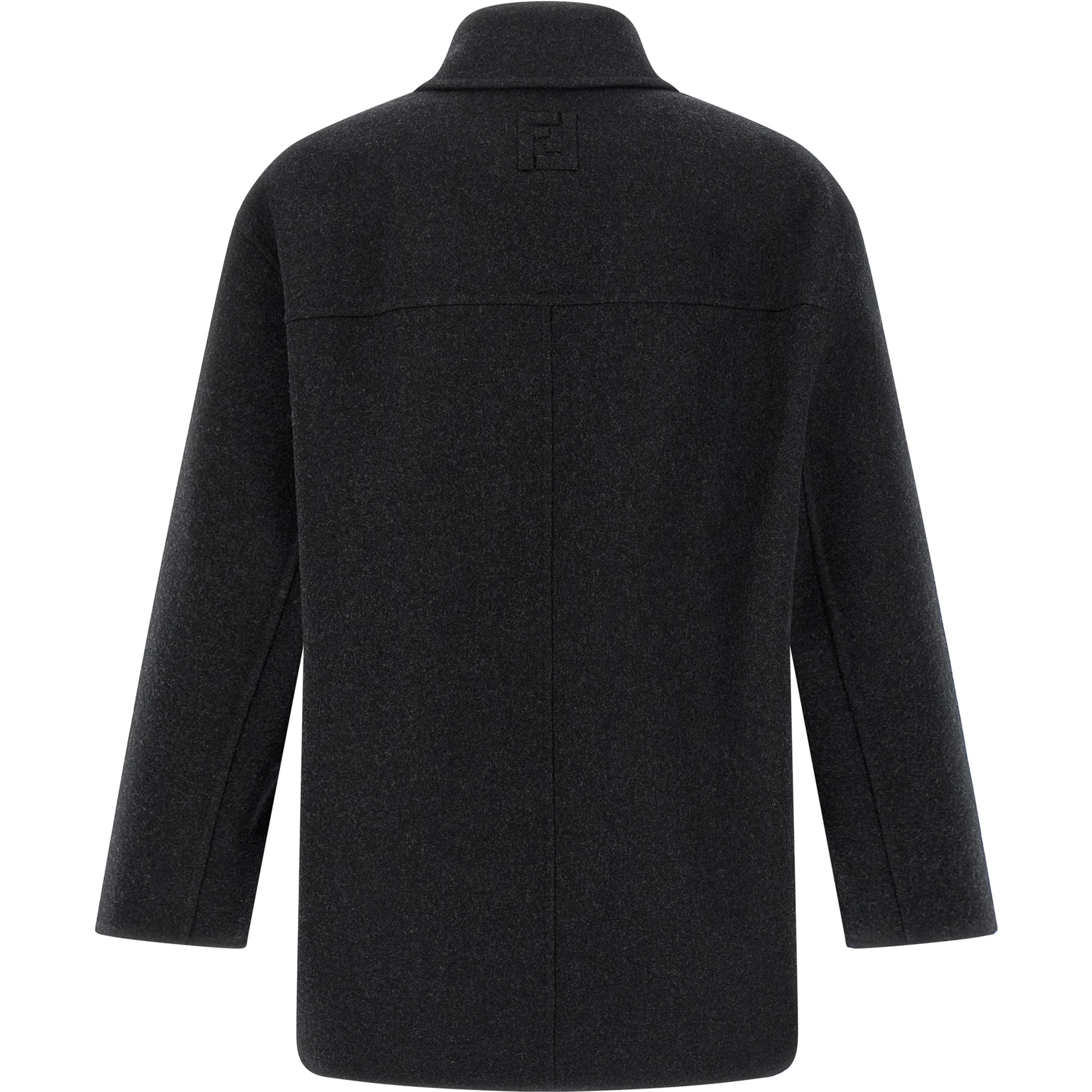 Gray Virgin Wool Coat