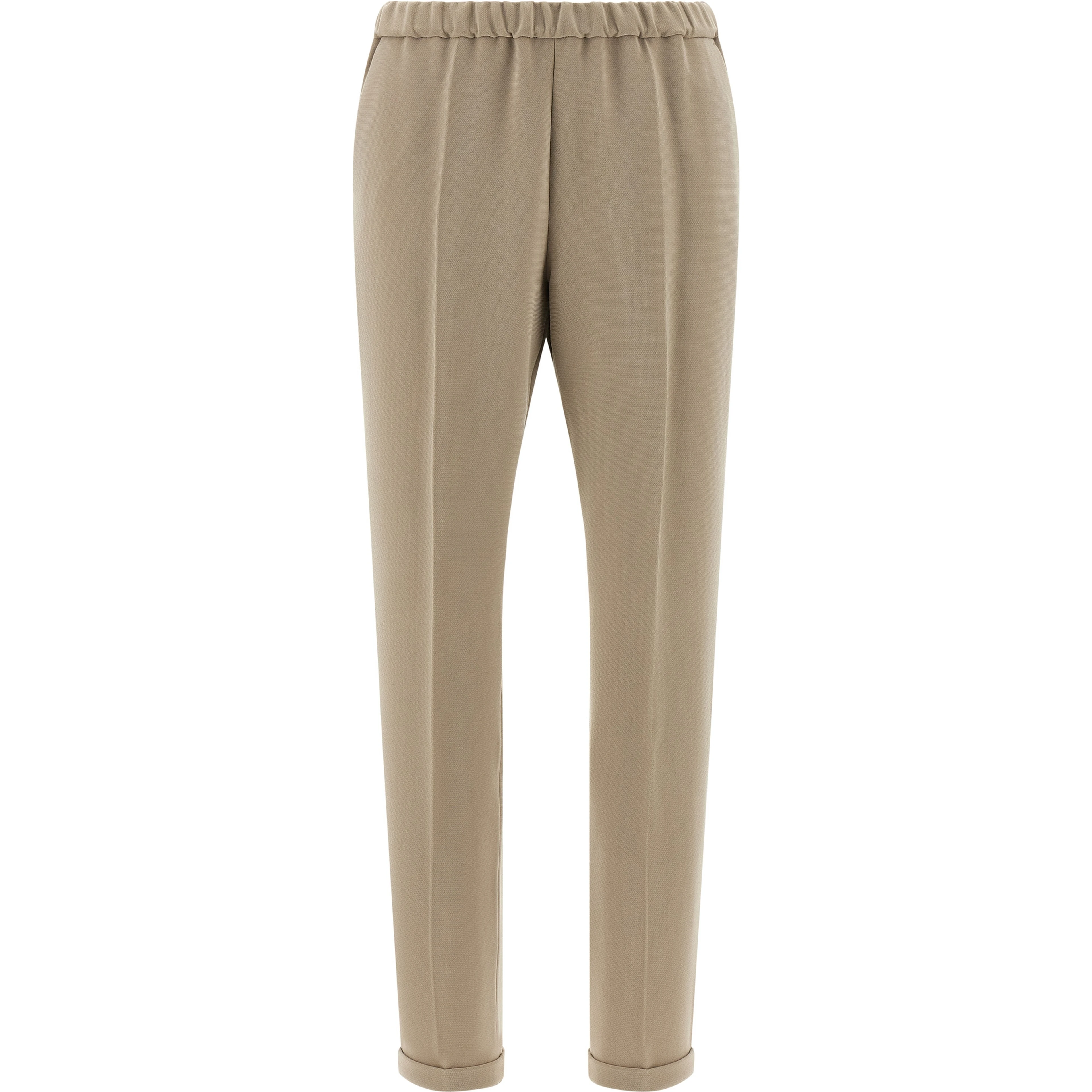 Beige Triacetate Casual Pants