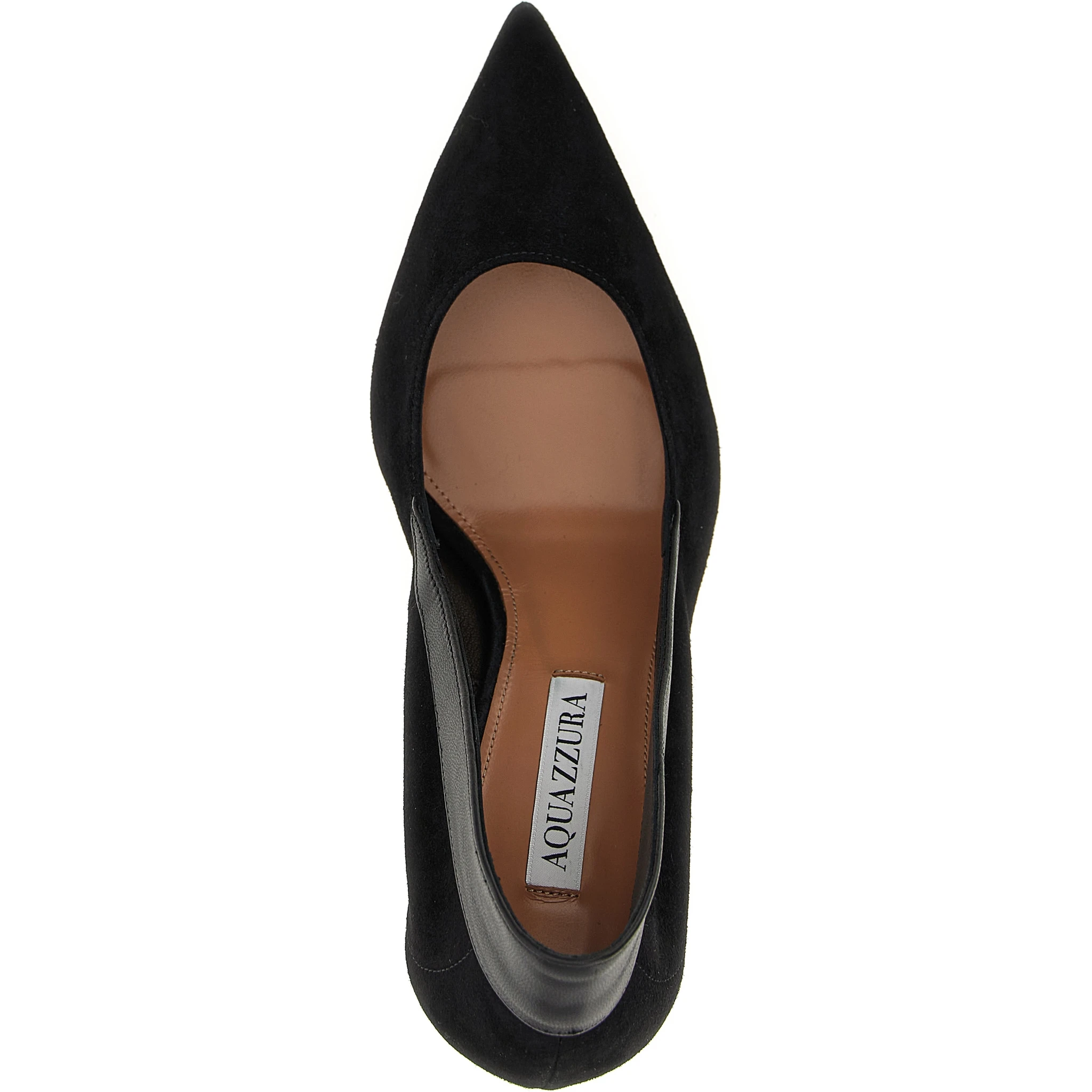 Black Goatskin High Heel Pumps