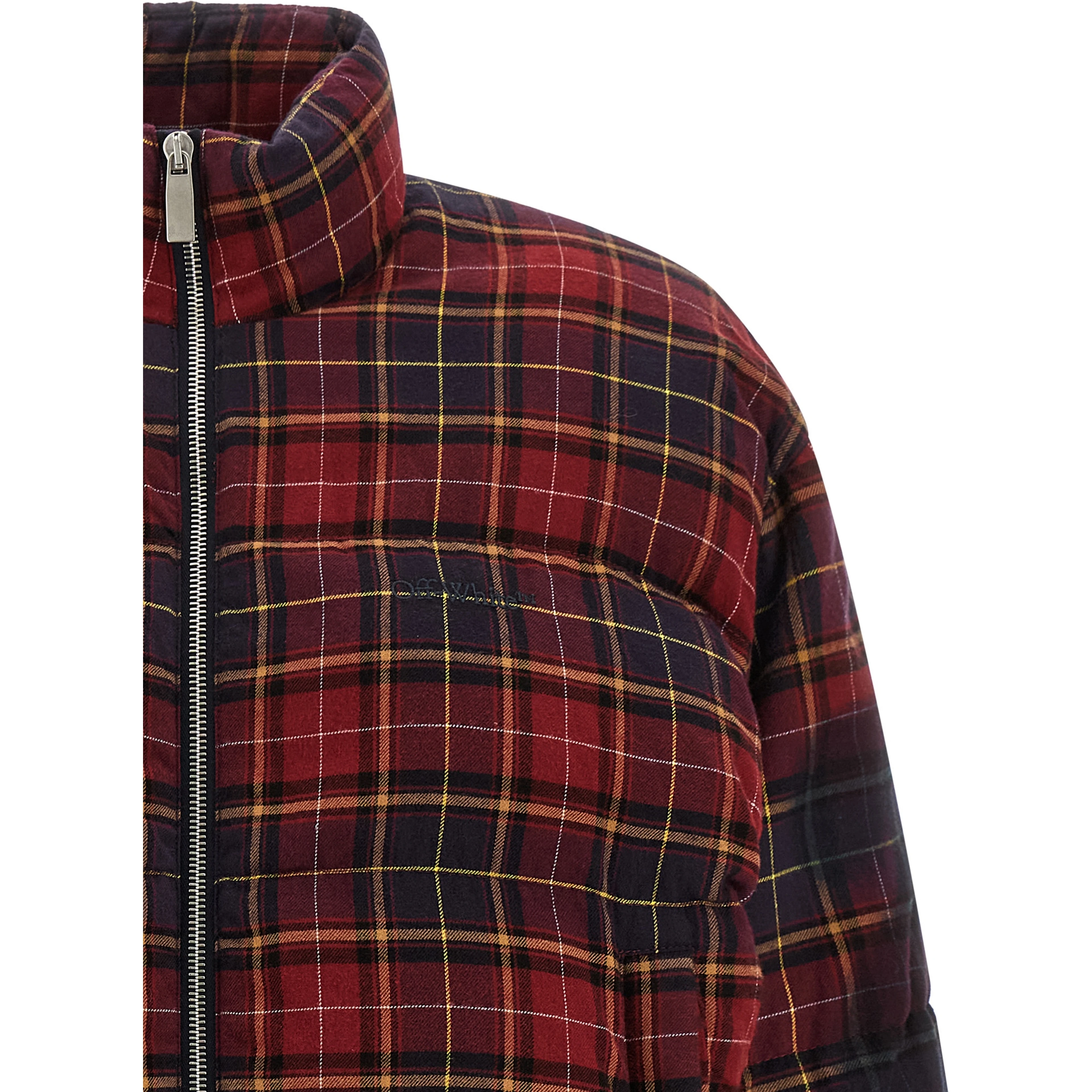 Bordeaux Cotton Full-Length Jacket