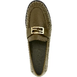 Bicolor Lamb Leather Slip-On Loafers