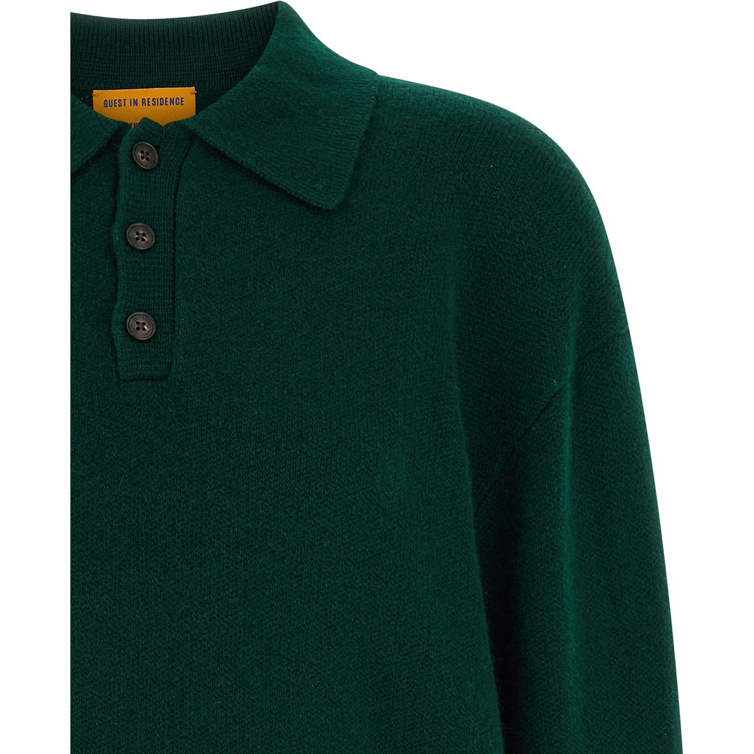 Bicolor Cashmere Polo Shirt