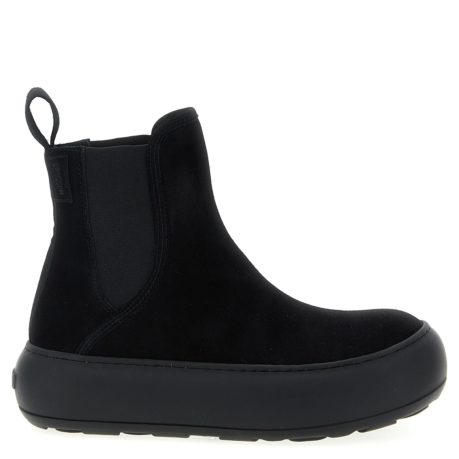 Black Calfskin Chelsea Boots