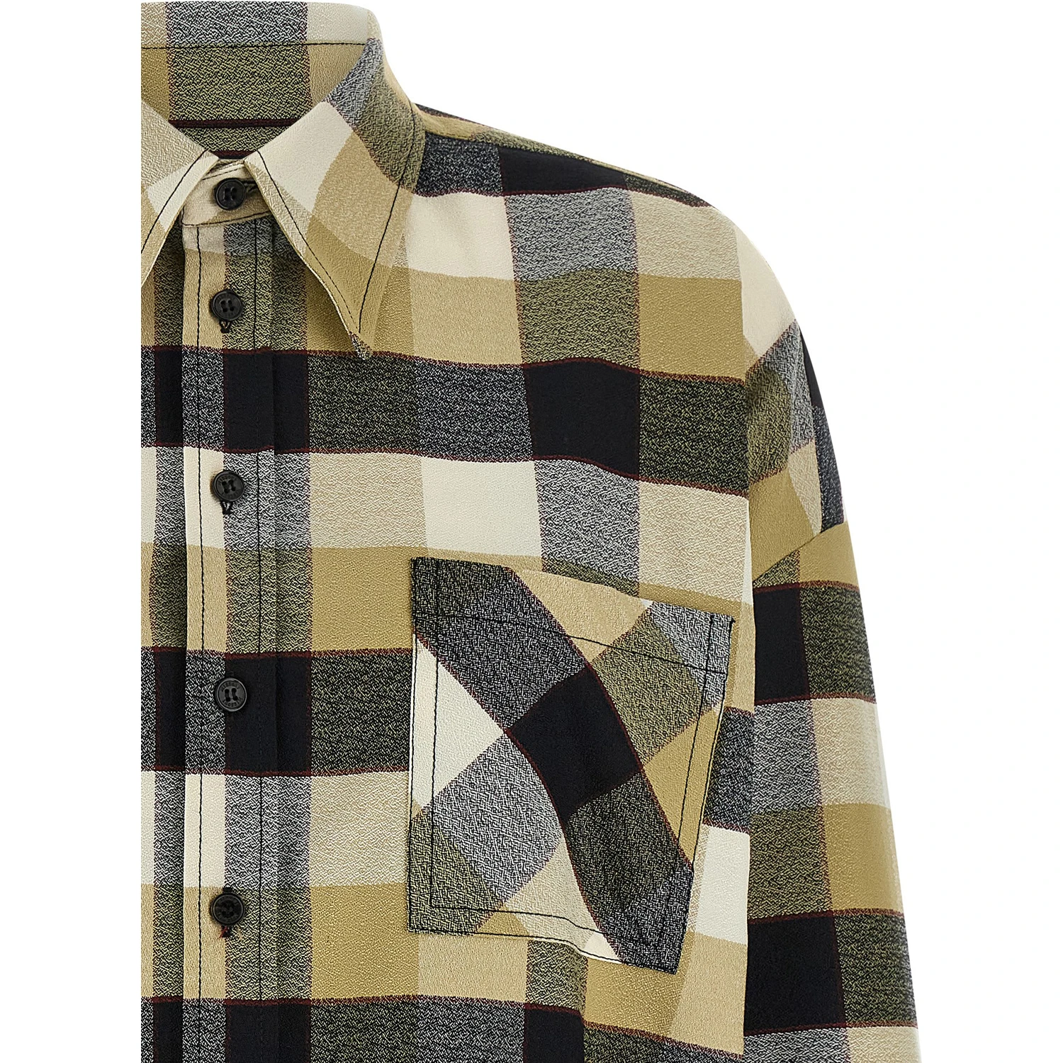 Beige Polyester Blouse