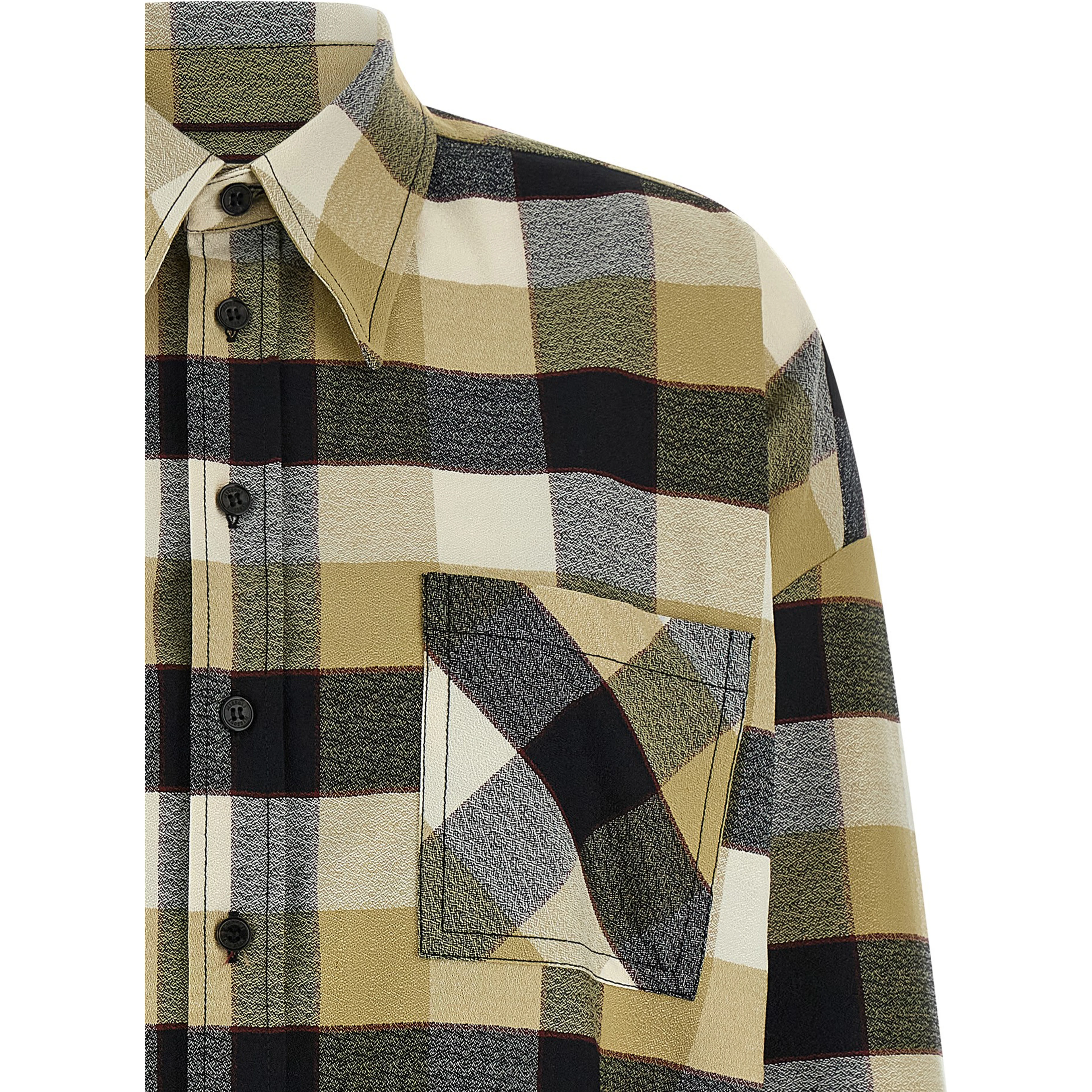 Beige Polyester Blouse