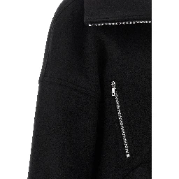 Black Virgin Wool Coat