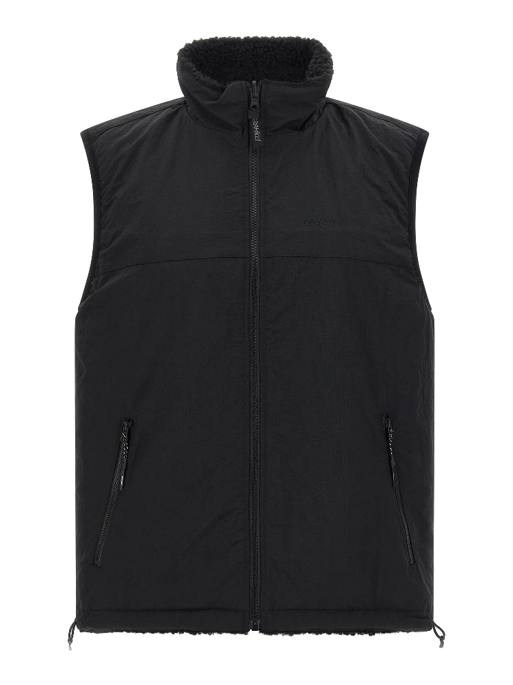 Black Polyester Sleeveless Jacket alternative
