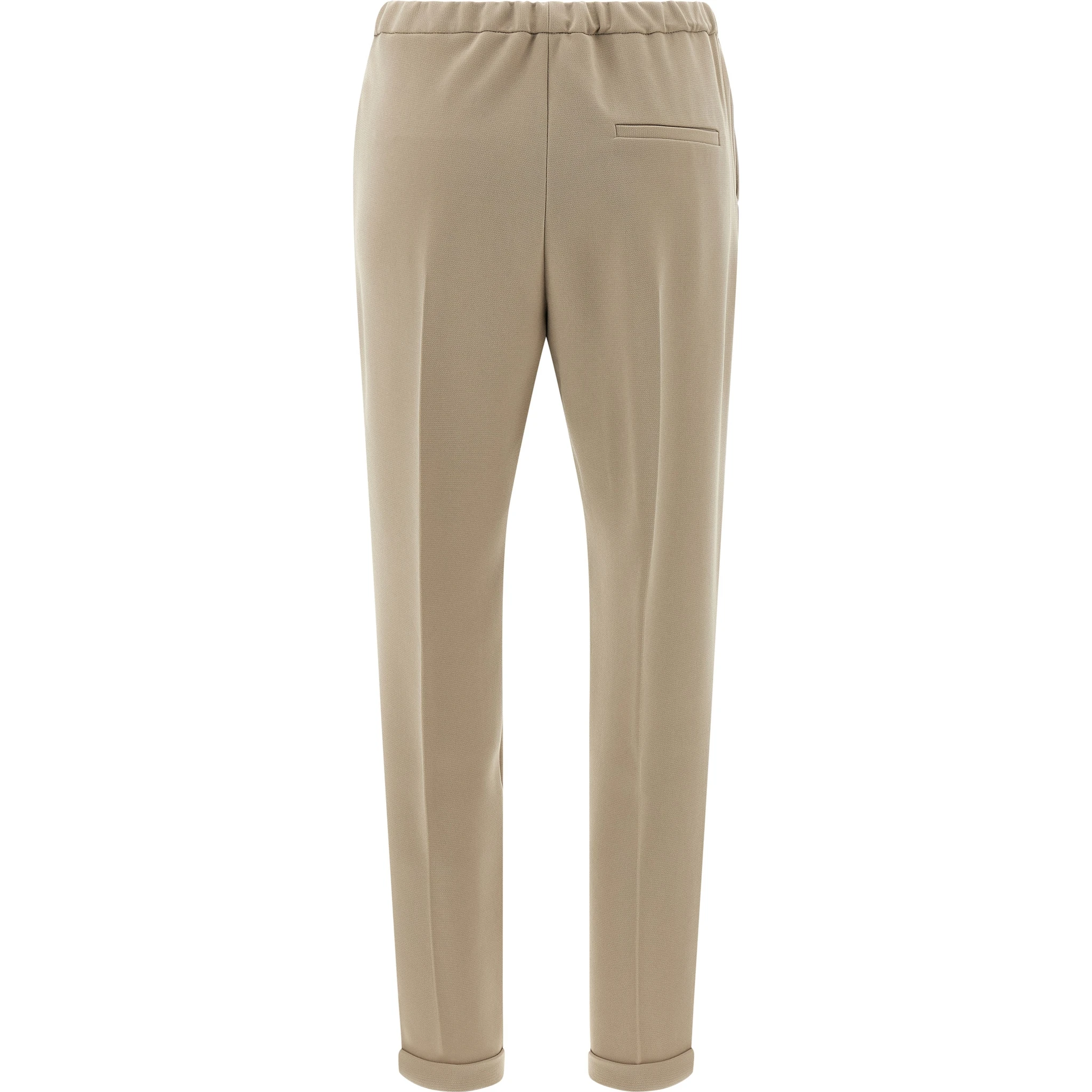 Beige Triacetate Casual Pants