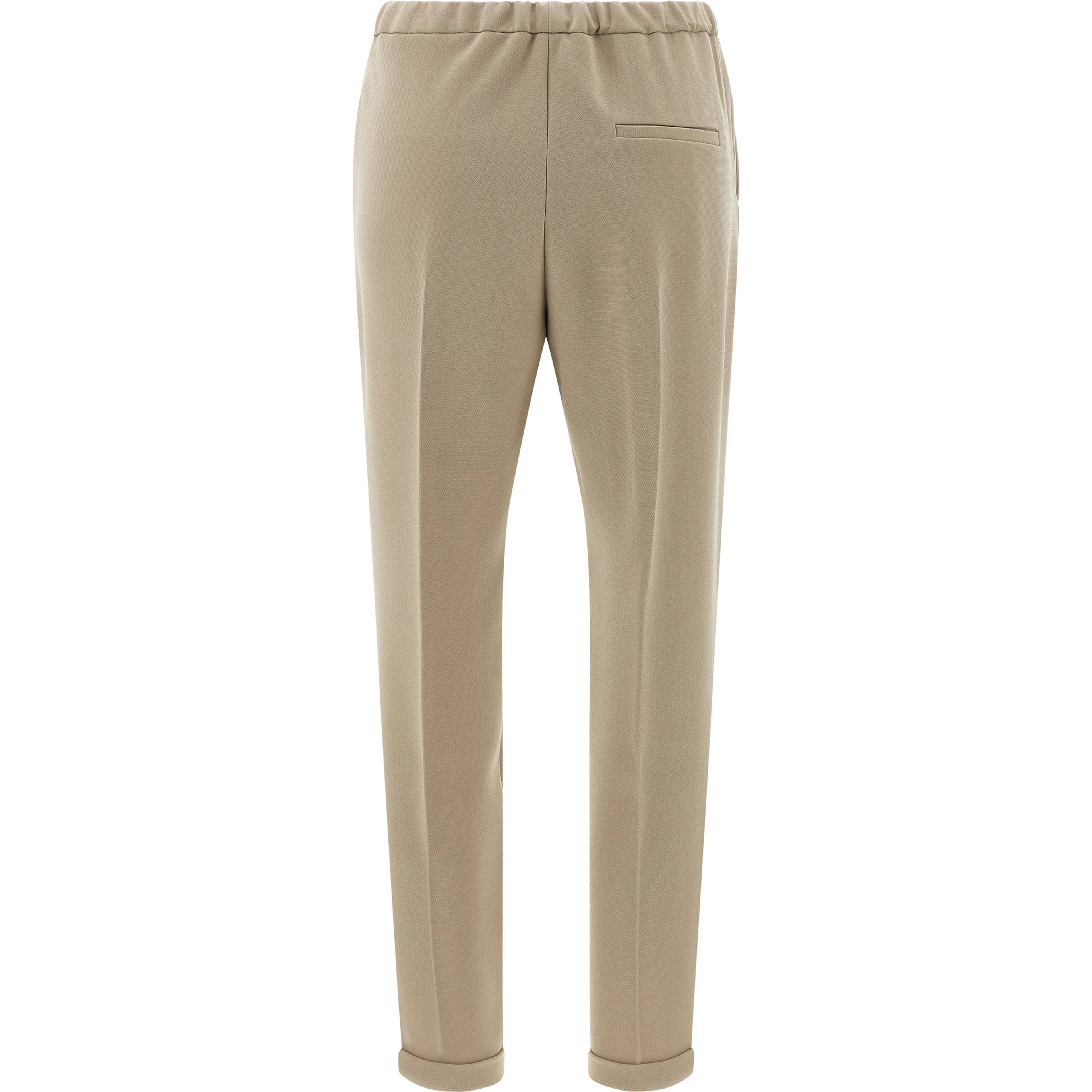 Beige Triacetate Casual Pants