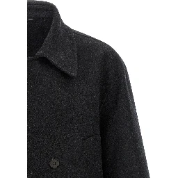 Gray Virgin Wool Coat