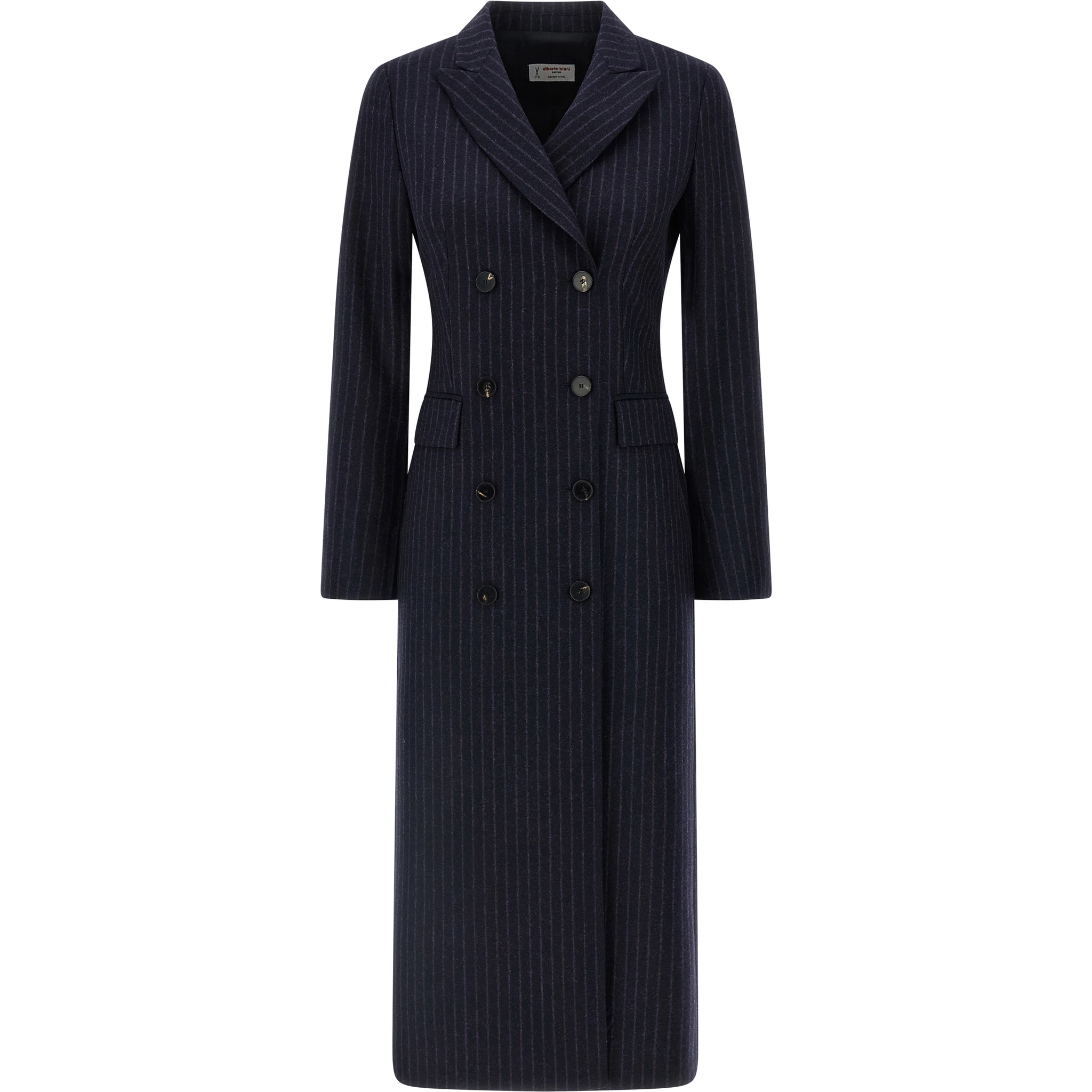 Blue Virgin Wool Coat