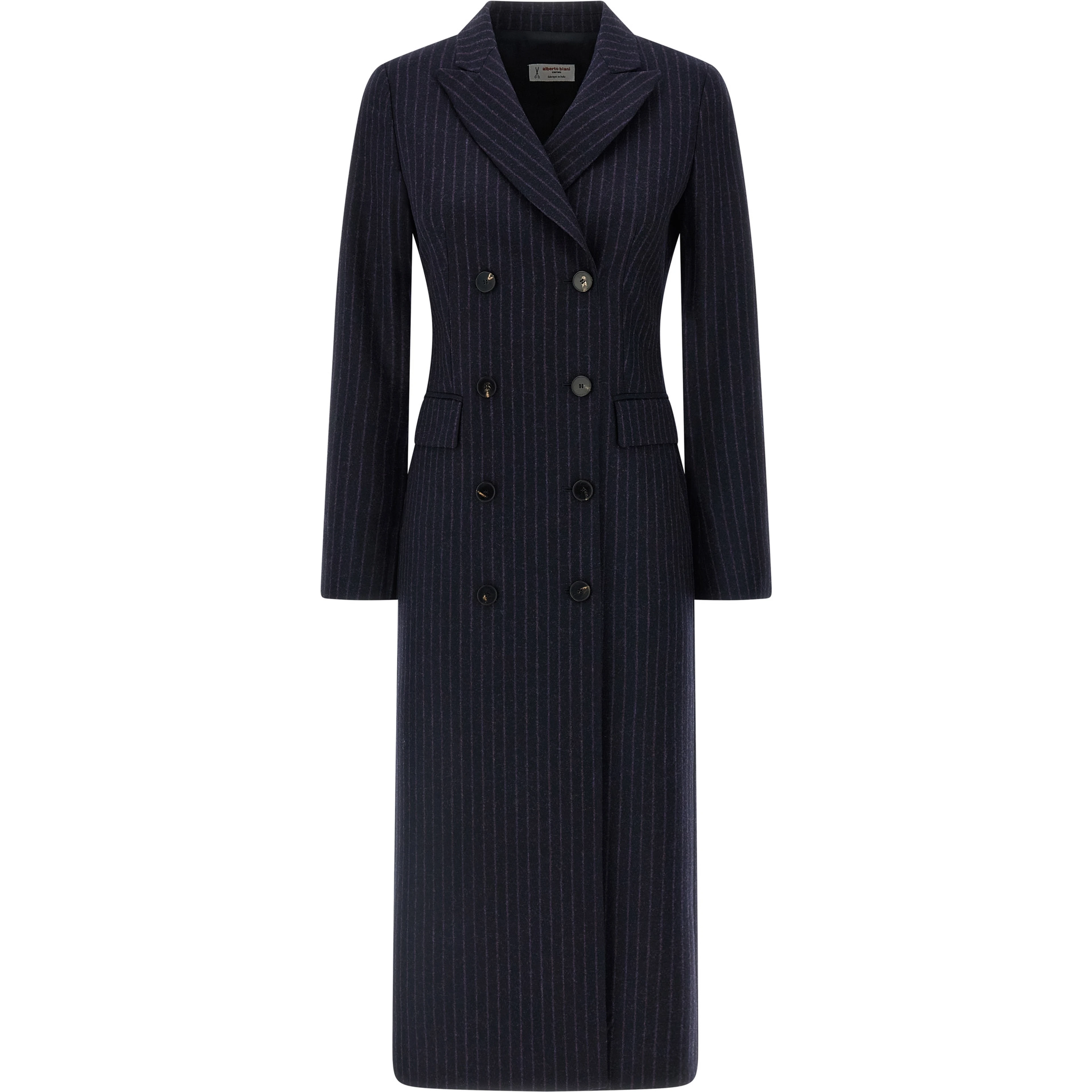 Blue Virgin Wool Coat