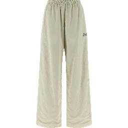 Beige Polyamide Joggers (Workout Pants)