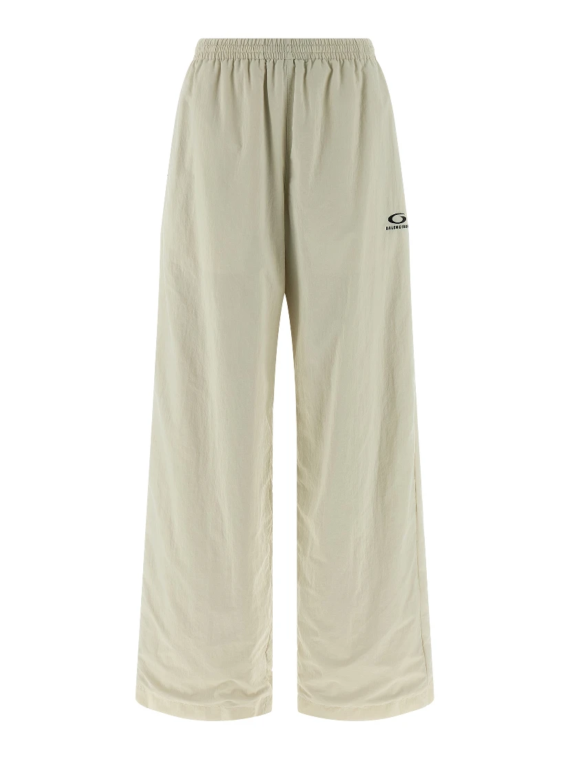 Beige Polyamide Joggers (Workout Pants)