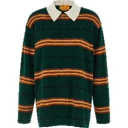 Bicolor Cashmere Polo Shirt