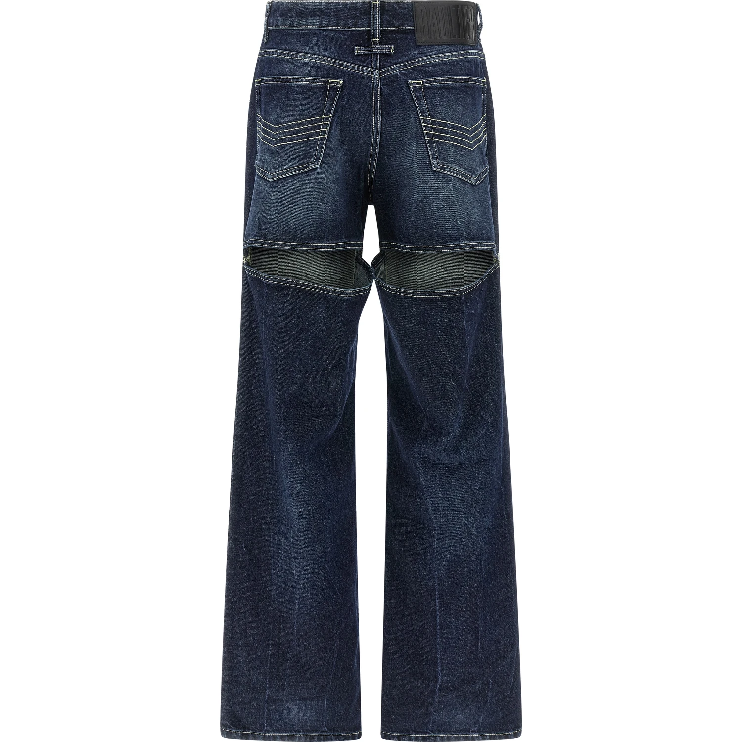 جينز قطني أزرق