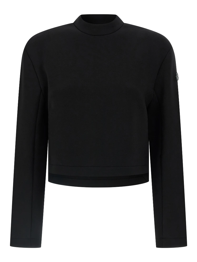 Black Viscose Sweatshirt