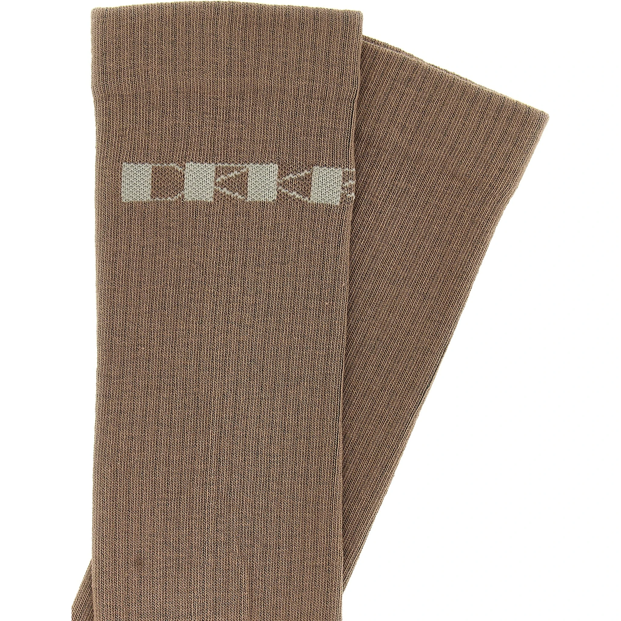 Beige Cotton Socks