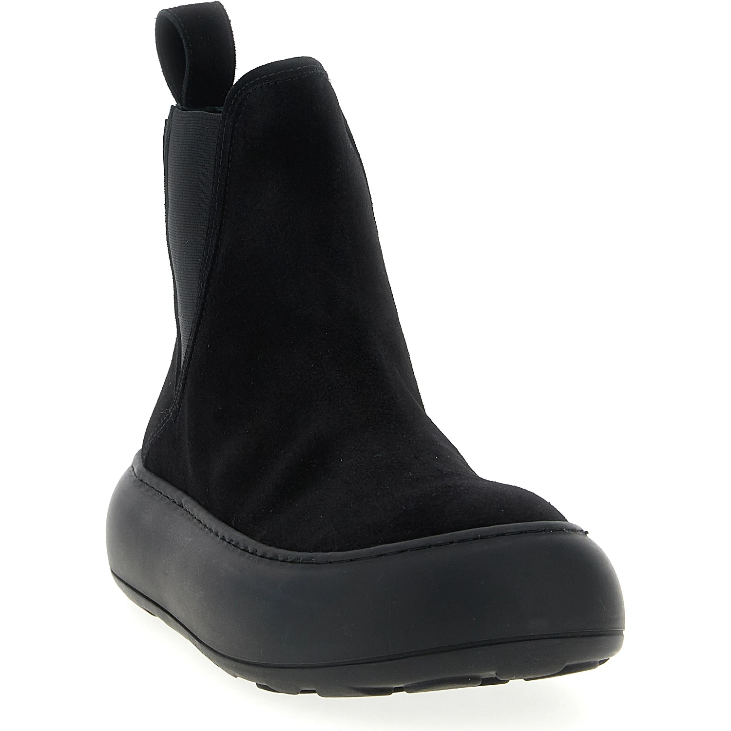 Black Calfskin Chelsea Boots