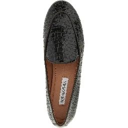 Black Calfskin Slip-On Loafers