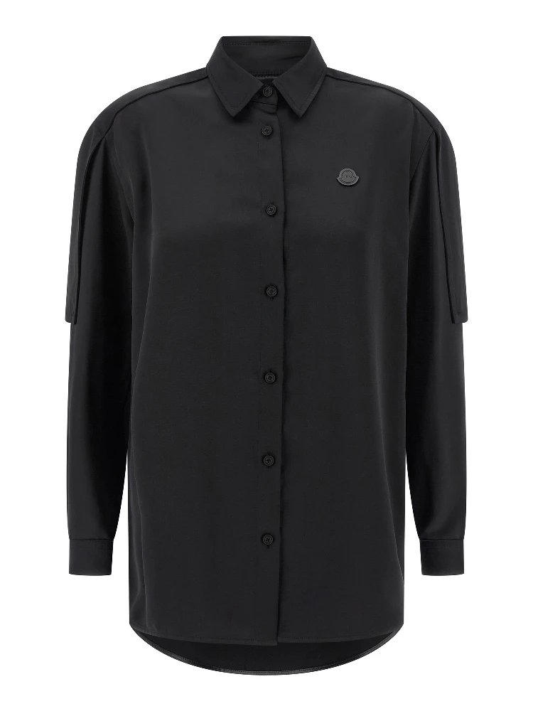 Black Polyester Blouse