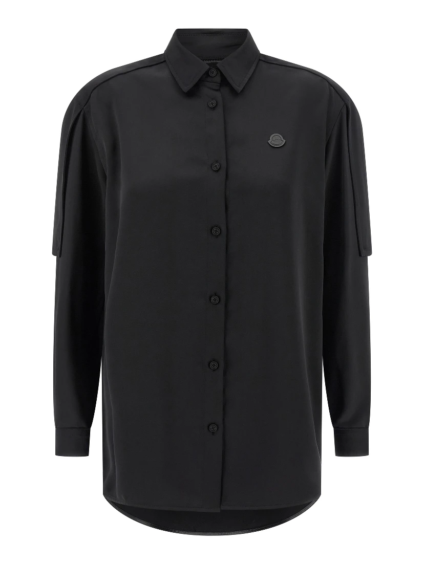 Black Polyester Blouse