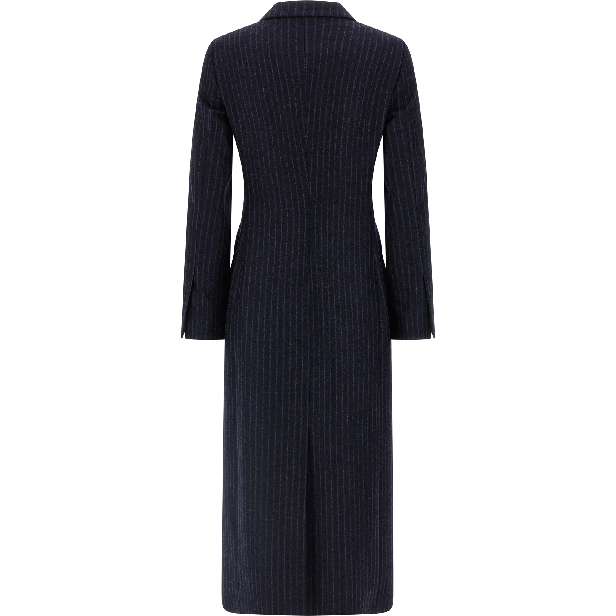 Blue Virgin Wool Coat